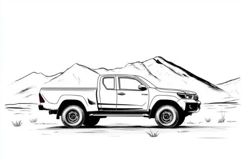 丰田 Hilux 2021 款霸气来袭！设计感爆棚，这才是男人该开的车！