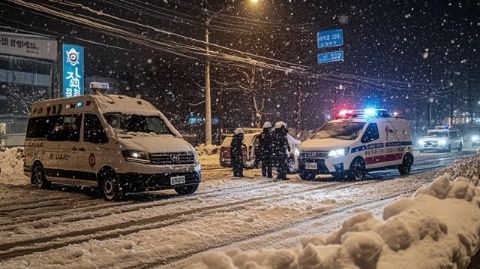 12月14日，四川达州，一辆罐车在拐弯处借道超车，差点与大货车相撞，擦肩而过后