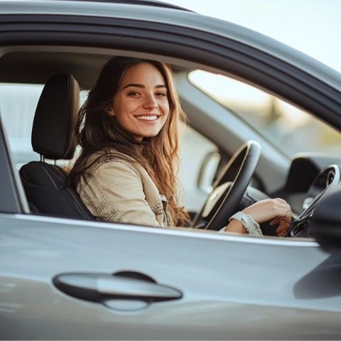 女司机自信驾驭路途指南