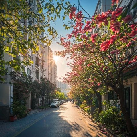 在这个鲜花怒放、鸟语花香的春天，驾车带上家人去郊外和大自然拥抱